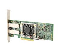 ASHATA Tarjeta de Red PCIe de 10 GB 57810S, Adaptador de Red Convergente Ethernet SFP PCIe X8 de Doble Puerto, Servidor BCM57810S Tarjeta Ethernet de 10 Gigabit Ventilador de