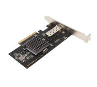 ASHATA Tarjeta de Red SFP con Chipset 82599EN, Gigabit Ethernet de 10 GB, Ranura PCIE X8, para Win 7/8/10/Server/, Ranura SFP