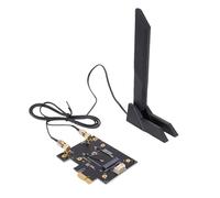 ASHATA Tarjeta de Red WiFi 7 PCIe, 4200Mbps 2,4GHz 5GHz 6GHz Adaptador Inalámbrico de Escritorio de 3 Bandas para Antenas 10 11 10DB