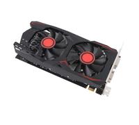 ASHATA Tarjeta de Video de Juego GDDR5 de 6GB, Tarjeta Gráfica de Juegos 550ti 192 bits, Doble Ventilador PCIe 2.0 16x Slot Admite la Interfaz DVI VGA