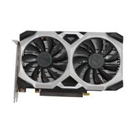 ASHATA Tarjeta Gráfica de 6 GB GDDR6 de 192 bits, Tarjeta Gráfica para Computadora con 2 Ventiladores, 1785 MHz 14000 MHz, Tarjeta Gráfica para Juegos PCI Express 3.0, con HDMI, DVI D,