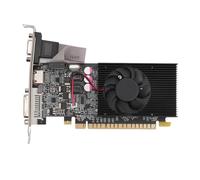 ASHATA Tarjeta Gráfica de Frecuencia Central de 700 MHz, Tarjeta Gráfica PCI E DDR3 de 2 GB de 64 bits Resolución 2560X1600 Tarjeta Gráfica Silenciosa para Juegos de Computadora de