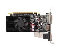 ASHATA Tarjeta gráfica GT 730 de 2 GB DDR3 de 64 bits, tarjeta gráfica PCIe para juegos para PC de escritorio, tarjeta de vídeo PCI Express 2.0 X16 con interfaces multimedia DVI VGA y HD, ventilador