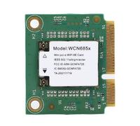 ASHATA Tarjeta Mini PCIE WiFi, 5.3 6GB 6GHz 5GHz 2.4GHz Tarjeta Inalámbrica Tri Band WiFi 6E con Tecnologías OFDMA MU MIMO, Adaptador de Red Incorporado Antenas de Alta Ganancia