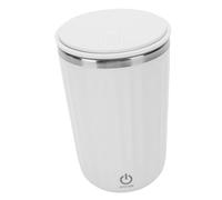 ASHATA Taza con Agitación Automática, Taza de café Magnética Automática Recargable de 350 Ml, de café Eléctrica Portátil de Acero Inoxidable 304 para Viaje, Coche, Chocolate, Moca