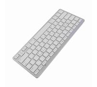 ASHATA Teclado Bluetooth de Idioma Bilingüe Ultradelgado, Teclado de Idioma Bilingüe Chino Tradicional Tailandés Coreano, Teclado Inalámbrico Bluetooth Compacto para Computadora de