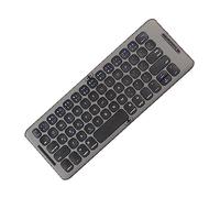 ASHATA Teclado Bluetooth Plegable, Teclado Inalámbrico de 2 Pliegues, 3 Canales para Tableta Teclado de 2 Pliegues Capaz de Plegarse en un Tamaño Más Pequeño