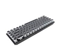 ASHATA Teclado de Juego con Cable, 68 Teclas RGB Teclado de Juego Retroiluminado con Luz de Fondo LED Colorido 68 Keys Diseño de Diseño Ergonómico Tipo C para Computadora (Interruptor Azul de Color