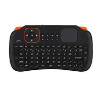 ASHATA Teclado Inalámbrico QWERTY de 2,4 G, Miniteclado USB de 83 Teclas con Panel Táctil para Control Remoto de Android, Ligero Portátil Inalámbrico con Panel Táctil Incorporado