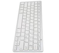 ASHATA Teclado Inalámbrico Ultradelgado, Mini Teclado Inalámbrico Portátil Universal de 78 Teclas para Tableta iOS, OS X, Sistema (Italiano)