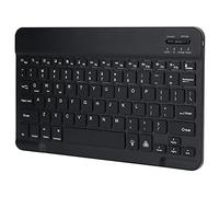 ASHATA Teclado Inalámbrico Universal Ultradelgado, Colorido Teclado Recargable por USB Retroiluminado para Portátiles, Teléfonos Inteligentes, Tabletas