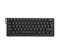 ASHATA Teclado Mecánico Inalámbrico, Teclado Mecánico para Juegos con Iluminación RGB Inalámbrica 60%, para Juegos con Cable Bluetooth 2.4G de 61 Teclas con Cuerda para Colgar (Black)