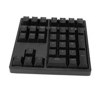 ASHATA Teclado Numérico, Teclado Numérico Mecánico con Cable USB con Retroiluminación LED RGB, de 34 Teclas con Teclas PBT Interruptores Azules para Computadora (Black)