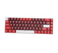 ASHATA Teclado para Juegos Inalámbrico 60%, Teclado Mecánico RGB, 68 Teclas Bluetooth 2,4 GHz Tipo C Teclado Compacto para Juegos con Cable Interruptor Azul para HarmonyOS para Android