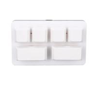 ASHATA Teclado para Juegos Macro de 6 Teclas, Teclado de Programación de 6 Teclas, Interruptor Rojo con Cable USB RGB, Teclado Mecánico Pequeño con una Sola Mano para Oficina de Juegos