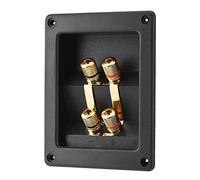 ASHATA Terminal Altavoces Caja de terminales Resorte,Unión de Terminal de Cable Conector de Caja de Componentes Acústicos,para Aplicaciones de Bricolaje