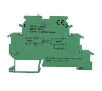 ASHATA Terminal Compacto de relé de Estado Sólido de 100 MA con Diseño Delgado para Entornos Industriales 80x56x6,2 Mm