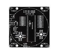 ASHATA Tira LED RGB,Torre de luz LED colorida, kit de Torre Electrónica Pantalla LED Colorida con Juego de Bricolaje de cubo de luz LED con Control Remoto