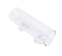 ASHATA Túnel de Betta Transparente, Tubo de Betta de Superficie Lisa para Accesorios para Tanque de Peces en Reposo (Talla Grande)