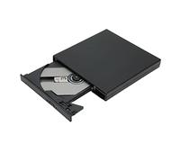 ASHATA Unidad de DVD Externa, Grabadora de DVD Portátil USB 2.0, Unidad óptica Externa Compatible con Laptop Desktop AIO para Win 98SE para ME para Win 2000 para Win XP para Win 7
