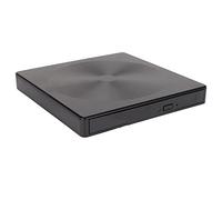 ASHATA Unidad Externa de CD DVD, USB 3.0 Y Tipo C de Interfaz Dual +/-RW Unidad óptica Externa para PC de Escritorio Portátil con, Transmisión Estable de 5 Gbps