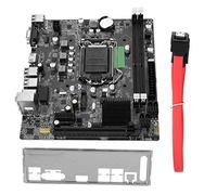 ASHATA USB3.0 SATA Mainboard LGA 1155 para computadora de Escritorio Motherboard, Tarjeta Madre DDR3 VGA + HDMI Mainboard para Intel B75