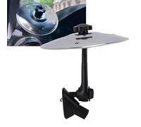 ASHATA Ventilación de Aire de Platillo de Automóvil, en el Automóvil Accesorio Musical de Acero Inoxidable para Camiones SUVS SUVS, con Sonidos de Percusión Rítmica (SILVER)