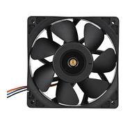 ASHATA Ventilador Antminer, DC 12V 2.7A 6000RPM Reemplazo del Ventilador Ventilador de 4 Clavijas de enfriamiento de Enchufe de Clavija para Antminer S7 S9