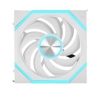 ASHATA Ventilador con Cubierta PWM ARGB de 120 Mm, Ventilador Enfriador de CPU de bajo Ruido de Nueve Paletas, de Alto Flujo de Aire de 800-1800 RPM para Caja de Computadora PC (de flujo
