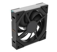 ASHATA Ventilador con Cubierta PWM ARGB de 120 Mm, Ventilador Enfriador de CPU de bajo Ruido de Nueve Paletas, de Alto Flujo de Aire de 800-1800 RPM para Caja de Computadora PC (de flujo