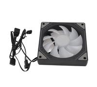 ASHATA Ventilador de Botellas, 5v 3 Pines 54.6cfm Flujo D 'Air 29dba Niveles de Ruido Argb 12vdc 9 Cuchillas Ventilador de Caja de Fría de 120 Mm para el Enfriador de la CPU (#1)