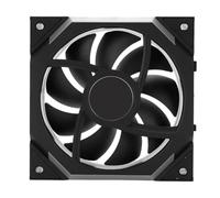 ASHATA Ventilador de Caja de Computadora de 120 Mm, Ventilador de Luz LED ARGB de 800 a 1800 RPM, Enfriador de CPU PWM de 4 Pines para Refrigeración de PC (de flujo de aire inverso)