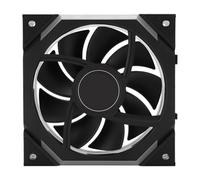 ASHATA Ventilador de Caja de Computadora de 120 Mm, Ventilador de Luz LED ARGB de 800 a 1800 RPM, Enfriador de CPU PWM de 4 Pines para Refrigeración de PC (de flujo de aire normal)