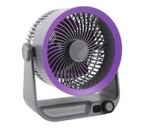 ASHATA Ventilador de Circulador de Aire, Ventilador de Circulador de Aire Inalámbrico Tranquilo con Batería de 4000 MAh a 3D Suministro Suministro de Aire Envolvente Tranquilo Potente