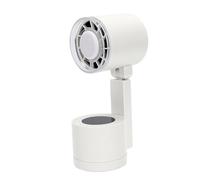 ASHATA Ventilador de Escritorio Portátil con Batería de 7200 MAh |Ventilador de Mesa Recargable con Luz LED Plegable para Acampar en Casa y Oficina