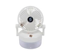ASHATA Ventilador de Escritorio, Pulverizador de Niebla Portátil Recargable por USB para Oficinas, Dormitorios, Viajes, Tamaño Compacto