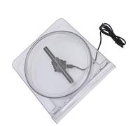 ASHATA Ventilador de Holograma 3D, Proyector de Ventilador de 128 Cuentas LED con Control de Aplicación de Resolución de 2000x128, Pantalla Publicitaria de Proyector de Holograma de