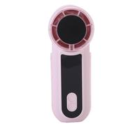 ASHATA Ventilador de Mano de 5 Velocidades Diseño de Turbina Compacto con Pantalla Digital para Viajes y Camping Batería Recargable de 3600 MAh