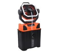 ASHATA Ventilador de Nebulización Portátil con Tanque de Agua de 6 Litros y Control Remoto para Actividades de Campamento