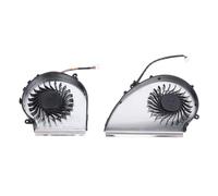 ASHATA Ventilador de Refrigeración CPU GPU de Repuesto para Portátil GE72VR GP72VR GL72VR MS 179B PAAD06015SL de 4 Pines, Ventilador de Refrigeración Interno para Portátil con