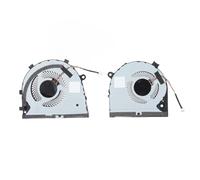 ASHATA Ventilador de Refrigeración GPU de CPU de Repuesto para G3 3579 G3 3779 G5 5587, 2 Ventiladores de Refrigeración GPU de CPU Portátil, Ventilador de Repuesto Silencioso de 4 Pines