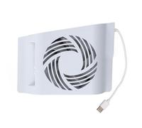 ASHATA Ventilador de Refrigeración para P5 Slim con Luz RGB para Consola P5 Slim Disc y Digital, Ventilador Enfriador con 2 Puertos USB y 3 Modos de de Refrigeración