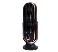 ASHATA Ventilador de torre portátil con 5 velocidades, batería integrada de 1000 mAh y carga USB tipo C, para dormitorio, sala de estar, escritorio de oficina (negro)