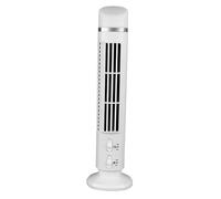 ASHATA Ventilador de Torre sin Aspas de 40 Pulgadas para Dormitorio, Ventilador de Escritorio USB Portátil, de Pie con Luz, que Sopla Aire Frío, para Habitación, (WHITE)