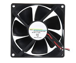 ASHATA Ventilador Ordenador 9 Cm, Ultrasilencioso,Disipador de Calor Líquido de CPU de 24 V 0,20 A,Ventilador de Refrigeración 90 Mm,Bolas Dobles