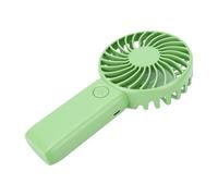 ASHATA Ventilador Personal Ventilador de Mano Ligero Recargable por USB con 3 Potentes Velocidades para Uso en Camping, Hogar y Oficina (GREEN)