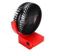 ASHATA Ventilador Portátil a Batería con Diseño de Flujo de Aire Mejorado para Taller y Sitio de Construcción Al Aire Libre - Material ABS Duradero