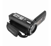 ASHATA Videocámara con Cámara de Vídeo 5K, Cámara Vlogging de 56MP, Zoom 18X, Grabadora de Cámara Vlog con Pantalla Táctil de 3 Pulgadas con Parasol para Lente de Micrófono, Soporte de