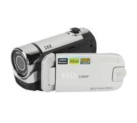 ASHATA Videocámara D90, Cámara Grabadora Digital 1080P 16MP, Pantalla Giratoria de 2,4 Pulgadas Cámara de Videocámara con Zoom Digital 16X con Luz de Relleno (Silver)