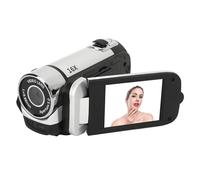 ASHATA Videocámara Digital D90 1080P, Cámara Vlogging con Zoom de 16MP y 16X, Grabadora de Vídeo con Luz de Relleno, Pantalla Giratoria de 2,4 Pulgadas, Cámara DV para Estudiantes